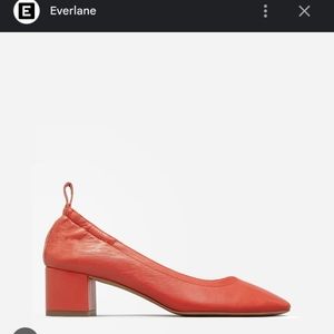 Everlane Everyday Heels red 🍒